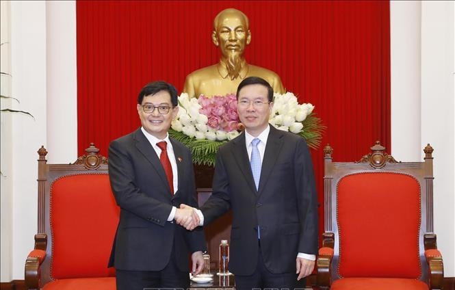 Hình ảnh: Việt Nam mong muốn thúc đẩy quan hệ đối tác chiến lược với Singapore số 1