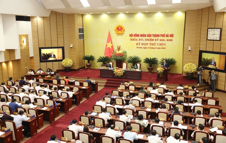 Hình ảnh: HĐND TP Hà Nội họp xem xét nhiều nội dung quan trọng số 1