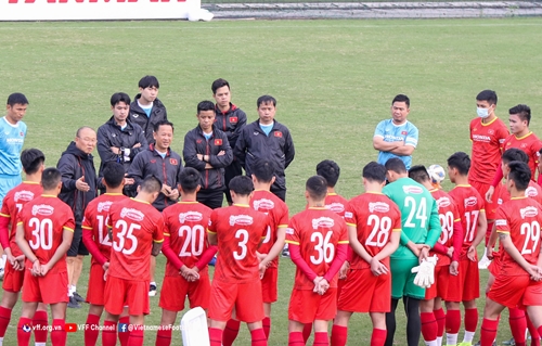 Tuyển Việt Nam tập trung chuẩn bị cho AFF Cup 2022