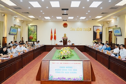 Phát huy lợi thế, tiềm năng của hai tỉnh Bình Thuận và Hậu Giang