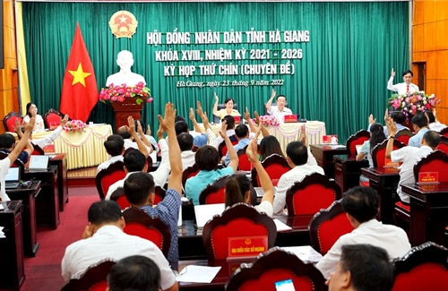 HĐND tỉnh Hà Giang xem xét, quyết nghị nhiều nội dung quan trọng