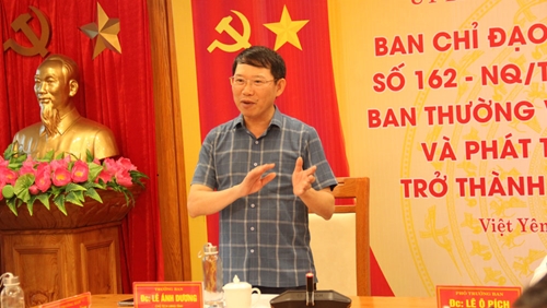 Quyết tâm thực hiện các giải pháp đưa Việt Yên trở thành thị xã vào năm 2025