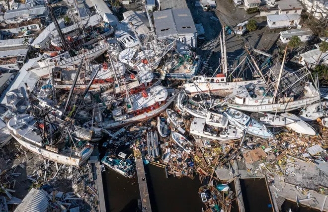 Hình ảnh: Điện thăm hỏi về thiệt hại do bão Ian gây ra ở Hoa Kỳ số 1