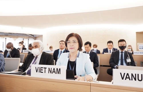 Việt Nam khẳng định chính sách nhất quán lấy con người là trung tâm của phát triển