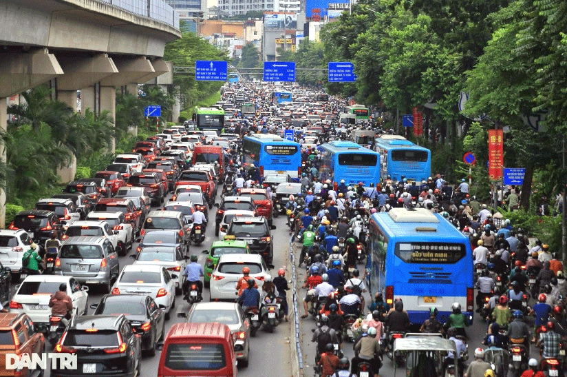 Tối đa 100 000 đồng lượt ô tô vào nội đô Hà Nội