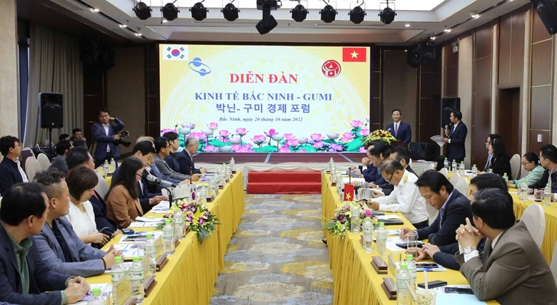 Hình ảnh: Thúc đẩy hợp tác kinh tế, thương mại giữa Bắc Ninh và thành phố Gumi (Hàn Quốc) số 1