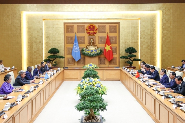 Hình ảnh: Tổng thư ký Liên hợp quốc kết thúc chuyến thăm chính thức Việt Nam số 4