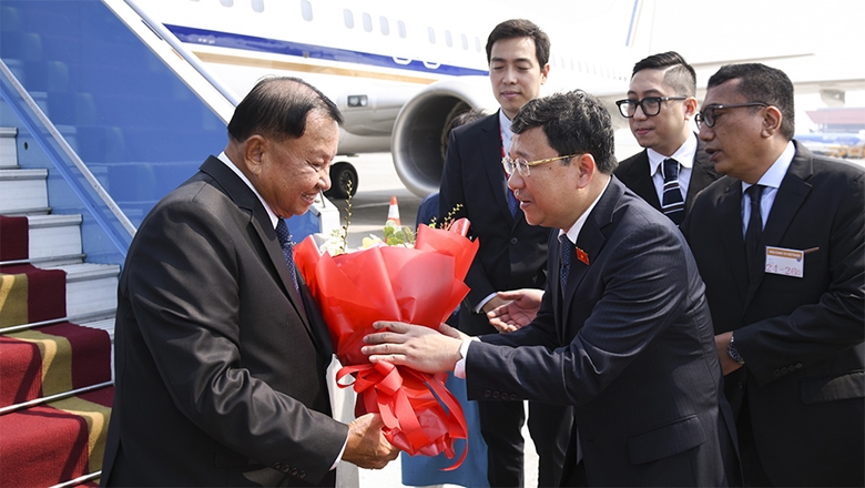 Hình ảnh: Chủ tịch Thượng viện Vương quốc Campuchia thăm chính thức Việt Nam số 1