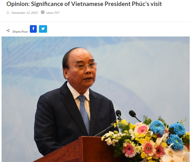 Truyền thông Thái Lan khẳng định tầm quan trọng chuyến thăm của Chủ tịch nước Nguyễn Xuân Phúc