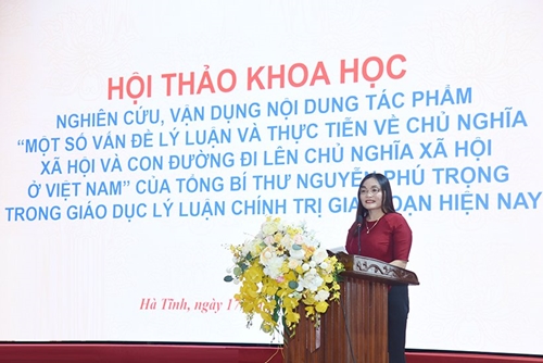 Vận dụng nội dung tác phẩm của Tổng Bí thư Nguyễn Phú Trọng trong giáo dục lý luận chính trị