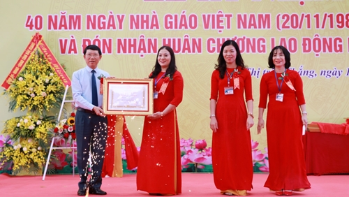 Chủ tịch UBND tỉnh Lê Ánh Dương Phát huy truyền thống, giữ vững danh hiệu lá cờ đầu giáo dục bậc tiểu học