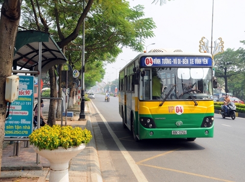 Nhiều tuyến xe buýt dừng hoạt động tại Vĩnh Phúc
