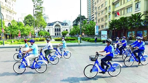Hà Nội thí điểm dịch vụ xe đạp đô thị