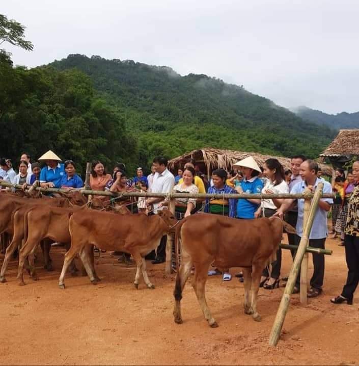 Hội nghị tổng kết mô hình chăn nuôi bò cái sinh sản trên địa bàn xã Ea Dah