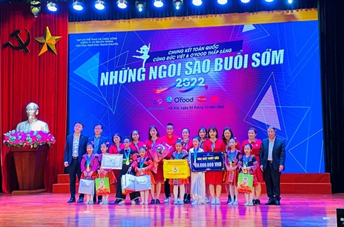Trường Tiểu học Mộc Lỵ Sơn La giành giải Đặc biệt xuất sắc Cuộc thi Những ngôi sao buổi sớm