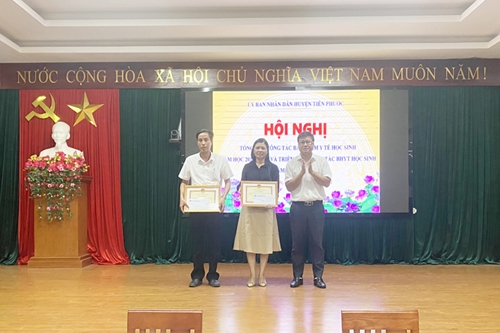 Huyện Tiên Phước Quảng Nam  Phấn đấu 100 học sinh tham gia BHYT
