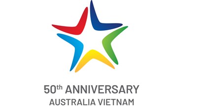 Logo 50 năm quan hệ ngoại giao Việt Nam - Úc được thiết kế bởi ai?
