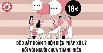 Hoàn thiện chính sách pháp luật về Tư pháp người chưa thành niên