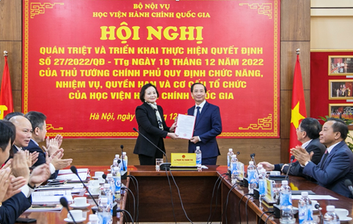 PGS TS Nguyễn Bá Chiến làm Quyền Giám đốc Học viện Hành chính Quốc gia
