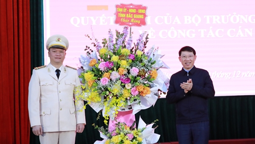 Đại tá Nguyễn Hữu Bình giữ chức Phó Giám đốc Công an tỉnh Bắc Giang