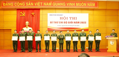 Đảng ủy Học viện Quân y tổ chức Hội thi Bí thư chi bộ giỏi năm 2022