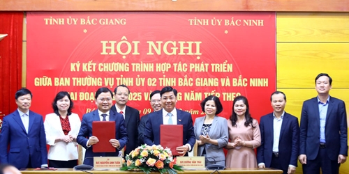 Hợp tác thúc đẩy phát triển KT-XH của hai tỉnh Bắc Giang – Bắc Ninh