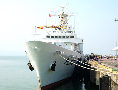 Tàu tuần tra của Lực lượng bảo vệ bờ biển Nhật Bản thăm TP Đà Nẵng
