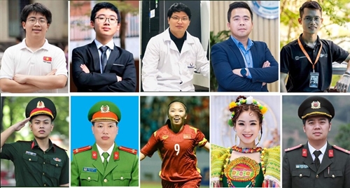 Công bố 10 gương mặt trẻ Việt Nam tiêu biểu năm 2022