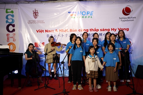 Ngôi trường duy nhất của Việt Nam được Nhật Bản tài trợ dự án giáo dục bằng âm nhạc