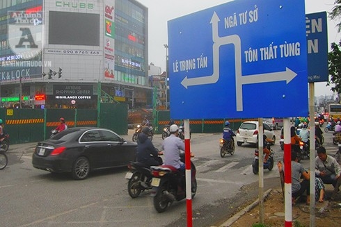Hà Nội điều chỉnh nút giao thông quận Đống Đa - Thanh Xuân