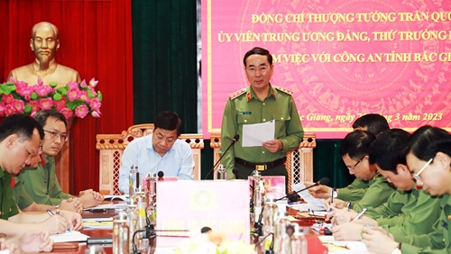 Xây dựng lực lượng Công an tỉnh Bắc Giang thật sự trong sạch, vững mạnh