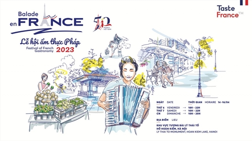 Lễ hội ẩm thực “Balade en France” sẽ diễn ra tại Hà Nội