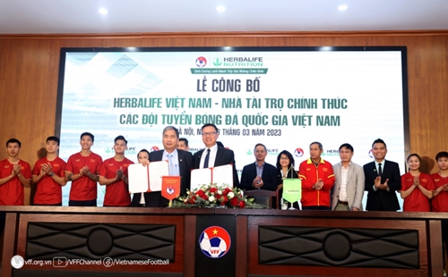 VFF công bố nhà tài trợ các đội tuyển bóng đá quốc gia Việt Nam