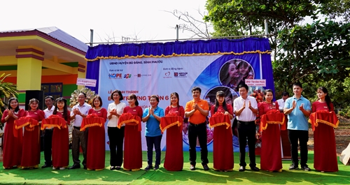 Khánh thành trường học cho trẻ em vùng sâu tại Bình Phước