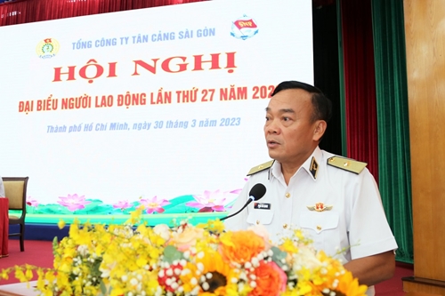 Tổng công ty Tân Cảng Sài Gòn tổ chức Hội nghị đại biểu người lao động năm 2023