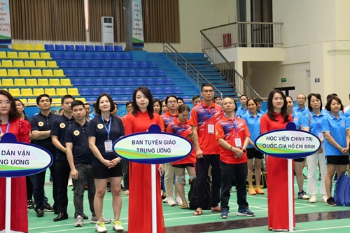 300 vận động viên tham dự Hội thao Khối thi đua các cơ quan Đảng Trung ương năm 2023