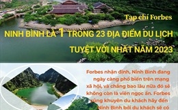 Ninh Bình là 1 trong 23 địa điểm du lịch tuyệt vời nhất năm 2023