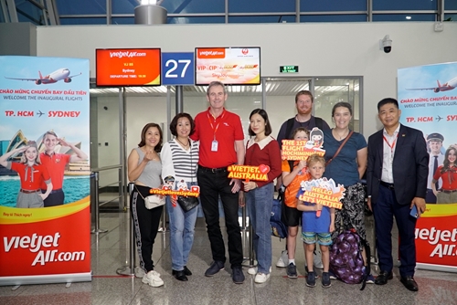 Vietjet chào đón khách hàng trên các đường bay kết nối Melbourne, Sydney với Việt Nam