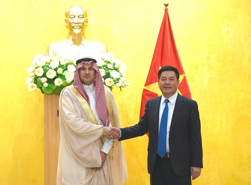 Tiếp Đại sứ đặc mệnh toàn quyền Vương quốc Ả-rập Xê-út tại Việt Nam