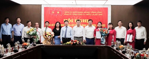 Thành lập các cơ quan tham mưu, giúp việc của Đảng ủy Tổng công ty Thuốc lá Việt Nam