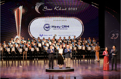 Meey CRM được xướng tên tại Sao Khuê 2023
