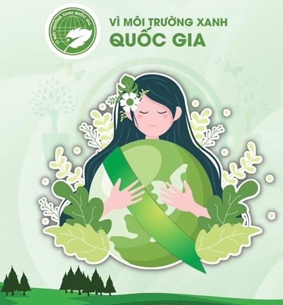 Đóng góp cho môi trường xanh logo môi trường xanh với tinh thần bảo vệ môi trường