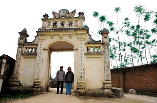 Cổng làng Hà Nội xưa
