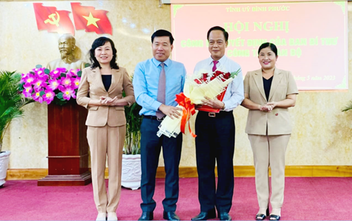 Đồng chí Vũ Tiến Điền tham gia Ban Thường vụ Tỉnh ủy Bình Phước