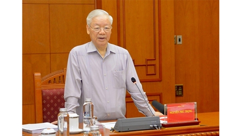 Tổng Bí thư Nguyễn Phú Trọng chủ trì cuộc họp Thường trực BCĐ phòng, chống tham nhũng