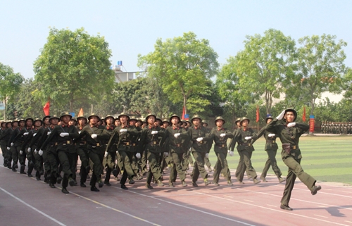 Huấn luyện cho hơn 1 500 chiến sĩ thực hiện nghĩa vụ tham gia CAND