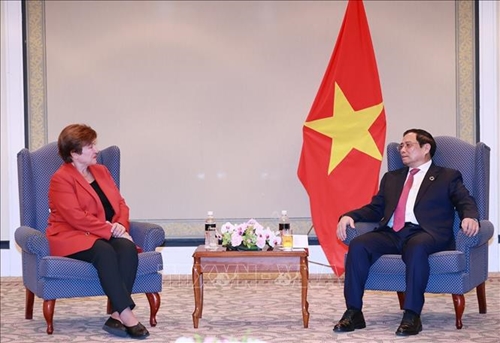 Thủ tướng Phạm Minh Chính tiếp Tổng Giám đốc IMF