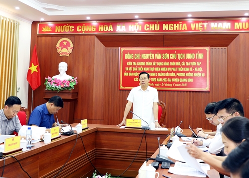 Quang Bình Phấn đấu đạt chuẩn huyện Nông thôn mới vào năm 2025