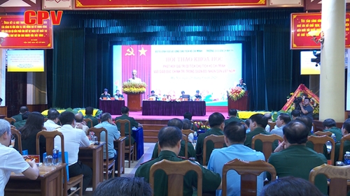 Hội thảo khoa học Phát huy giá trị di tích Chủ tịch Hồ Chí Minh vào giáo dục chính trị trong Quân đội nhân dân Việt Nam