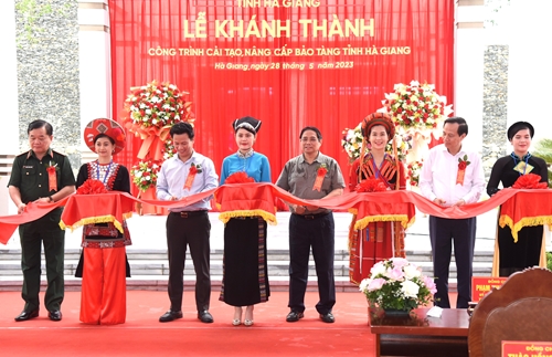 Thủ tướng dự Lễ khánh thành công trình cải tạo, nâng cấp Bảo tàng tỉnh Hà Giang